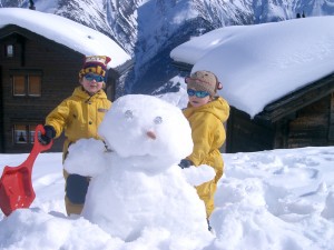 Snow fun at Bettmeralp, Switzerland