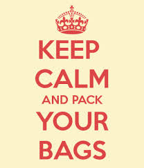 Keep calm and back your bags