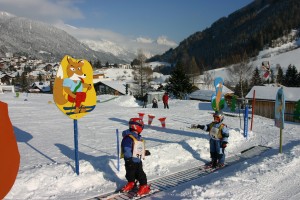 Learning to ski in St Anton (copyright TVB St Anton am Arlberg)