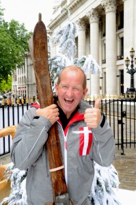 Eddie the Eagle - skiing the height of Everest