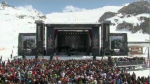 Mariah Carey headlined at Ischgl's Top of the Mountain 2012