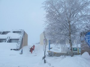 Snowing in Piau Engaly for Christmas week