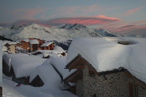 La Rosiere by night