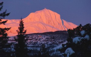 Sunset on the Bitihorn at Beitostolen