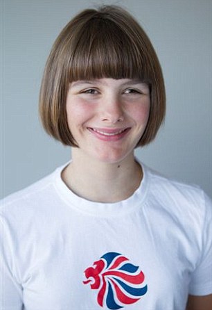 Katie Knight, Britain's youngest ever Paralympian - just 15 years old. 