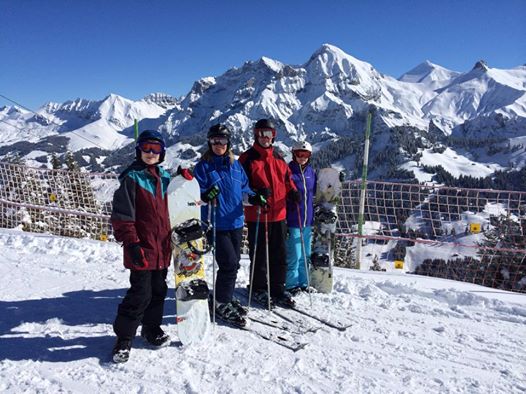 The Cochrane family return every year to the Swiss slopes of Adelboden