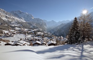 Wengen - location of the celebrated Lauberhorn race