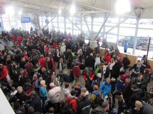 Congestion at Chambery airport