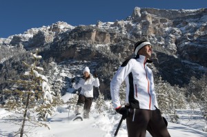 Snowshoeing in the Fanes-Senes-Braies National Park