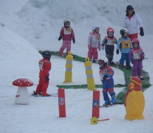 Valmorel's Piou Piou club - popular with young skiers