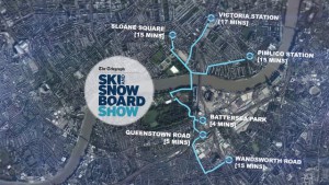 Transport options for the London ski show