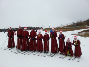 Ski-cum-choir tour!