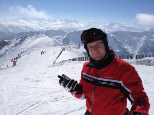 Christoph Schrahe - ski-piste measurer extraordinaire!