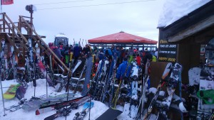 Apres-ski on the piste - Arc 1950