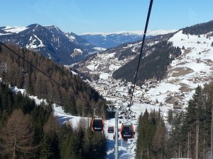 Dantercepies - the start of the Sella Ronda clockwise