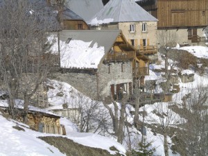 The original alpine village of Huez