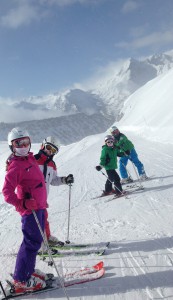 Family ski fun in St Lary