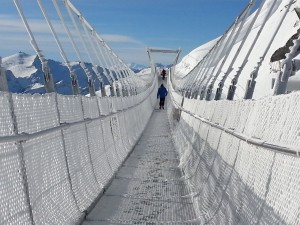 Europe's highest suspension bridge