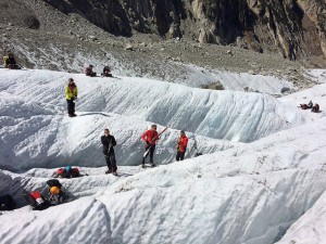 Musicians on the mountain