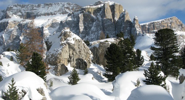 Skiing the Sella Ronda