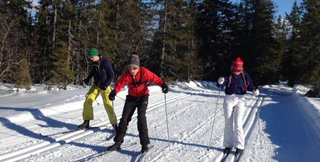 Late season skiing in Trysil